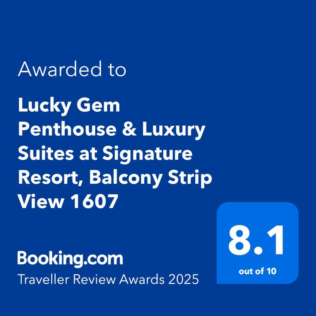 Lucky Gem Penthouse & Luxury Suites At Signature Resort, Balcony Strip View 1607 Λας Βέγκας Εξωτερικό φωτογραφία